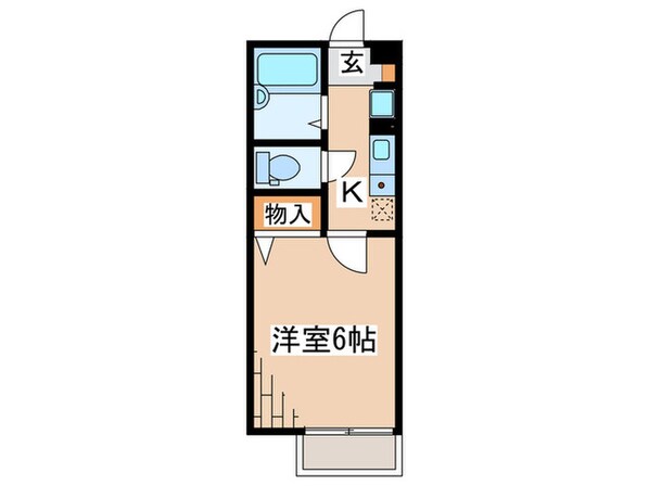 ジュネス陽光台Ⅱの物件間取画像